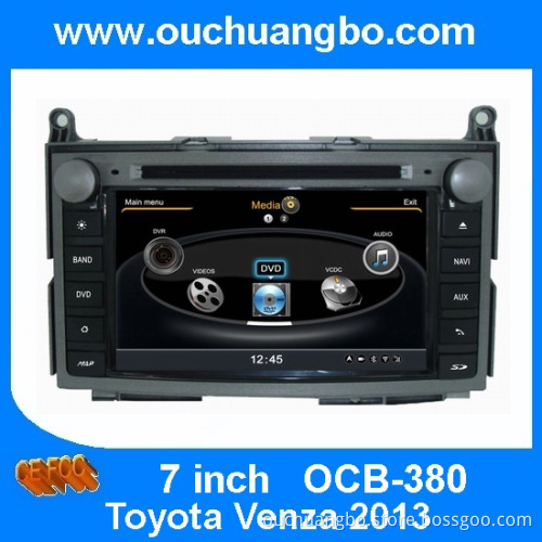 Ouchuangbo Auto Radio DVD System S100 Platform for Toyota Venza 2013 GPS Navigation 3G Wifi Bluetooth